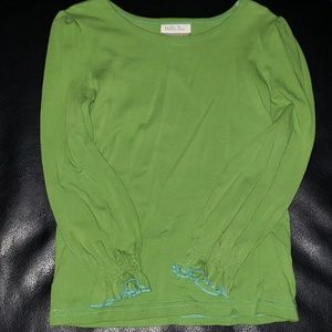 Matilda Jane green long sleeve shirt size 4